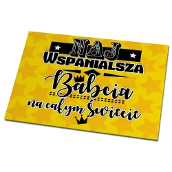 Magnes na lodówkę dla BABCI Najwspanialsza na całym świecie
